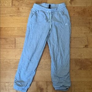 adidas Light Gray Track Pants
